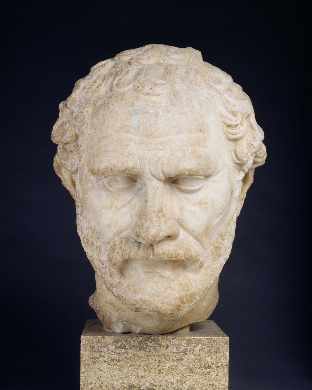 Szef Demostenesa (marmur) autorstwa Greek