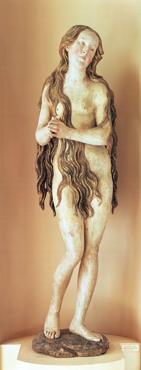 Maria Magdalena lub „La Belle Allemande”, początek XVI w. (pozłacane drewno) autorstwa Gregor Erhart