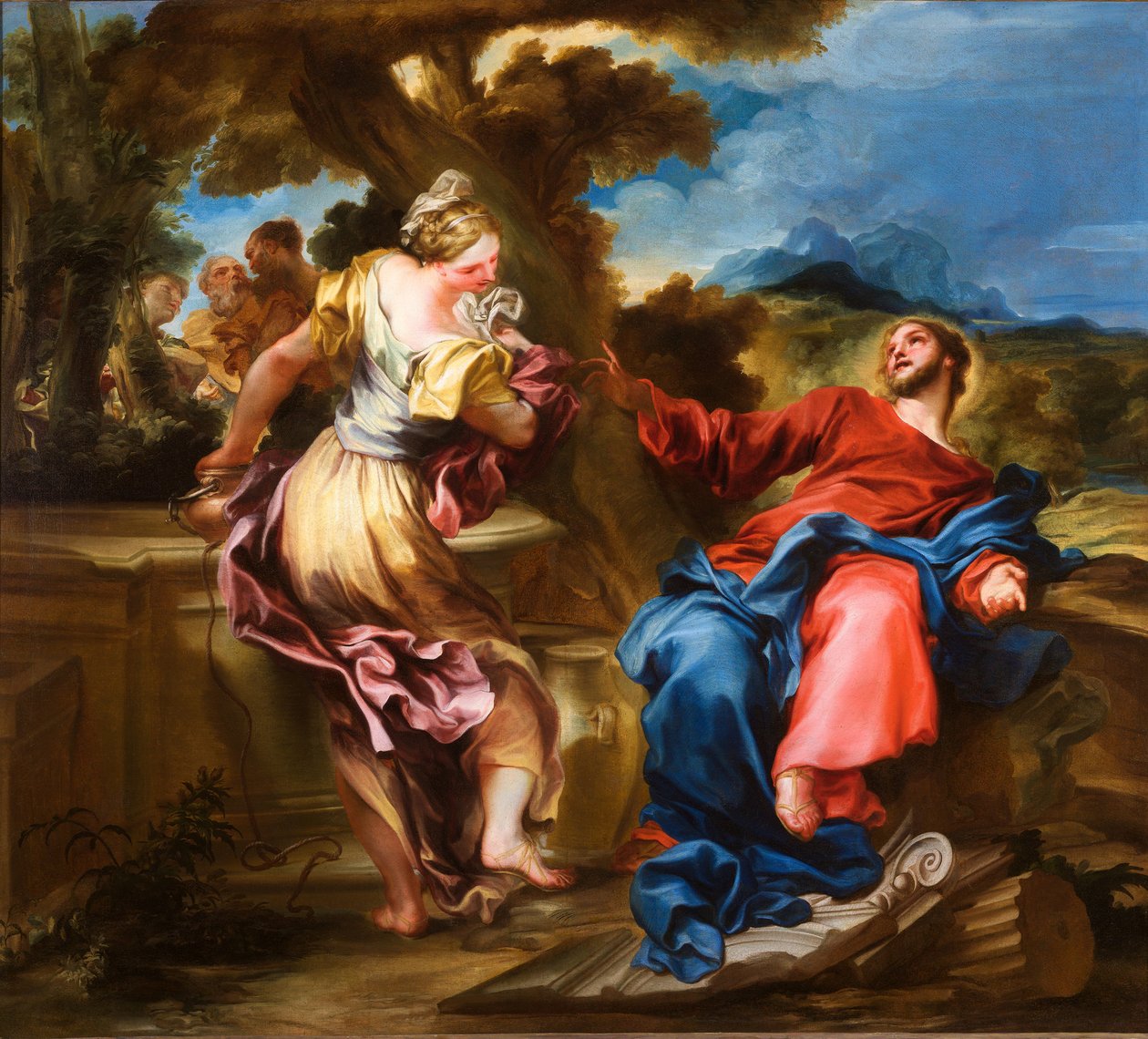 Chrystus i Samarytanka autorstwa Gregorio De Ferrari
