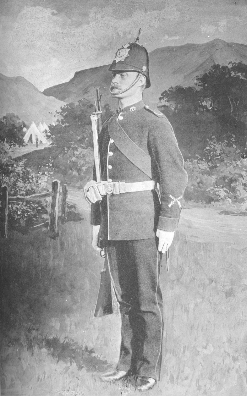 Sierżant kolorów, The Connaught Rangers, ok. 1880 r. autorstwa Gregory and Co