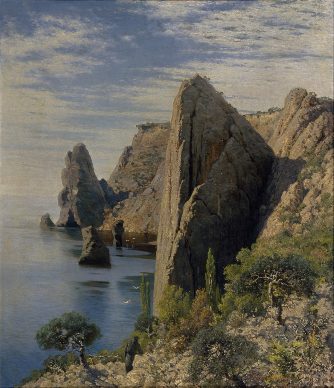 Skały, 1884 autorstwa Grigori Grigoryevich Myasoedov
