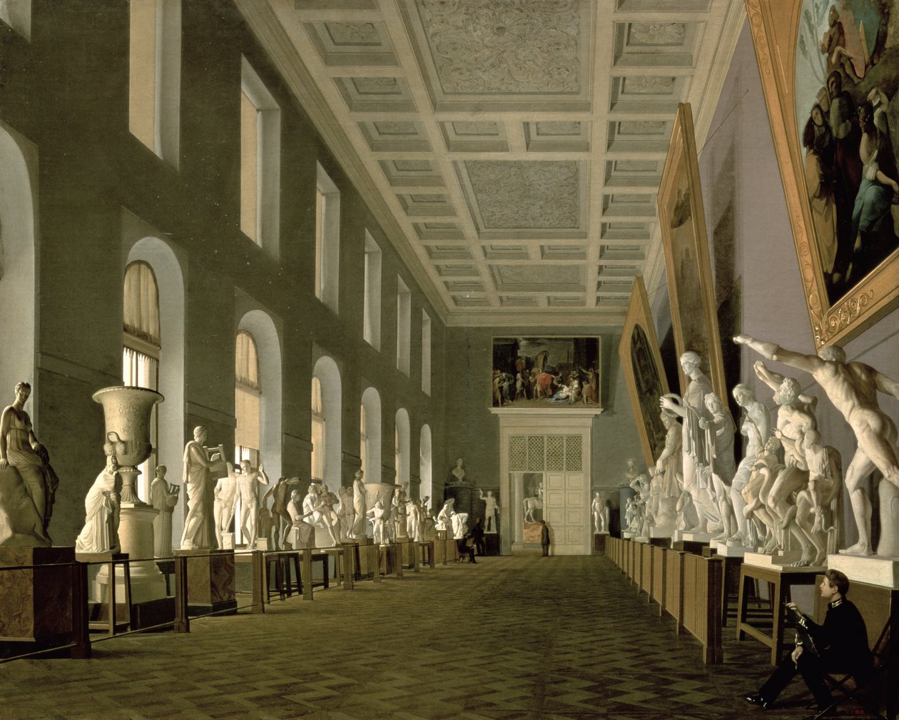 Galeria Starożytności Akademii Sztuk Pięknych, 1836 autorstwa Grigory Mikhailov
