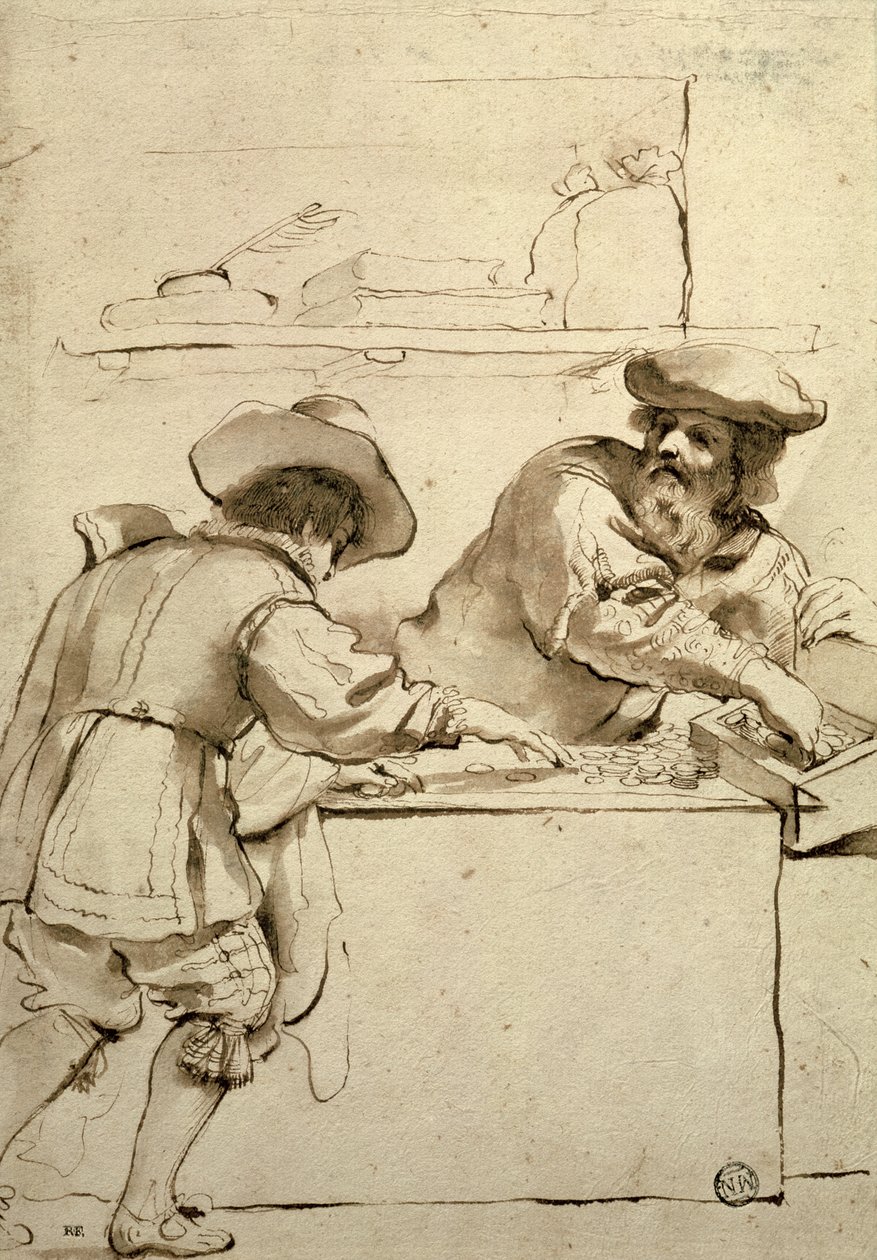 lichwiarz autorstwa Giovanni Francesco Barbieri