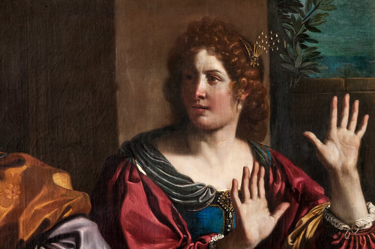 Amnon i Tamar, fragment 2384639 autorstwa Guercino