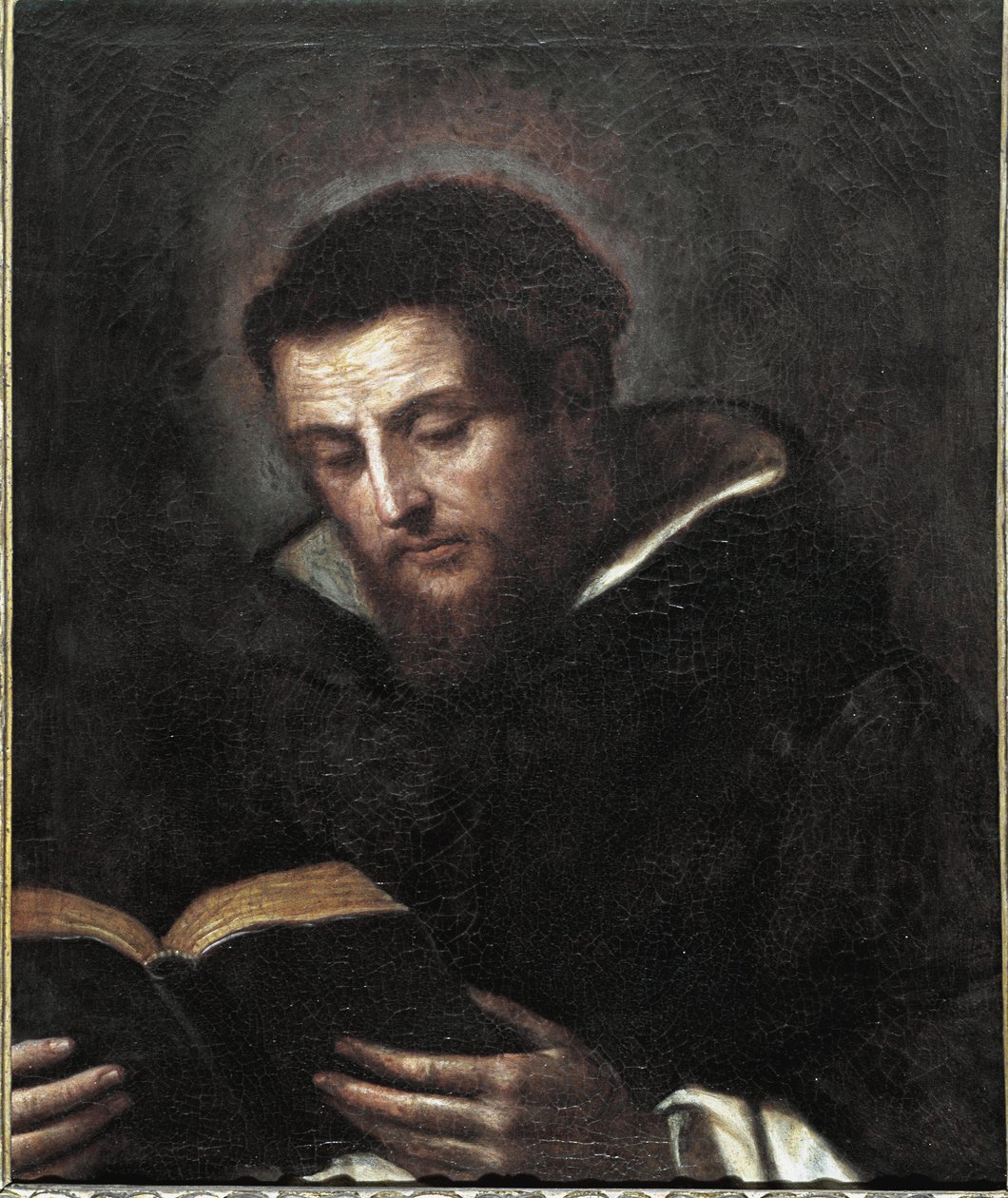 Św. Dominik (olej na płótnie) autorstwa Guercino