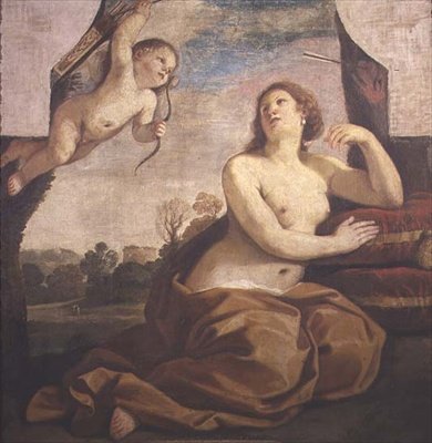 Wenus i Kupidyn autorstwa Guercino