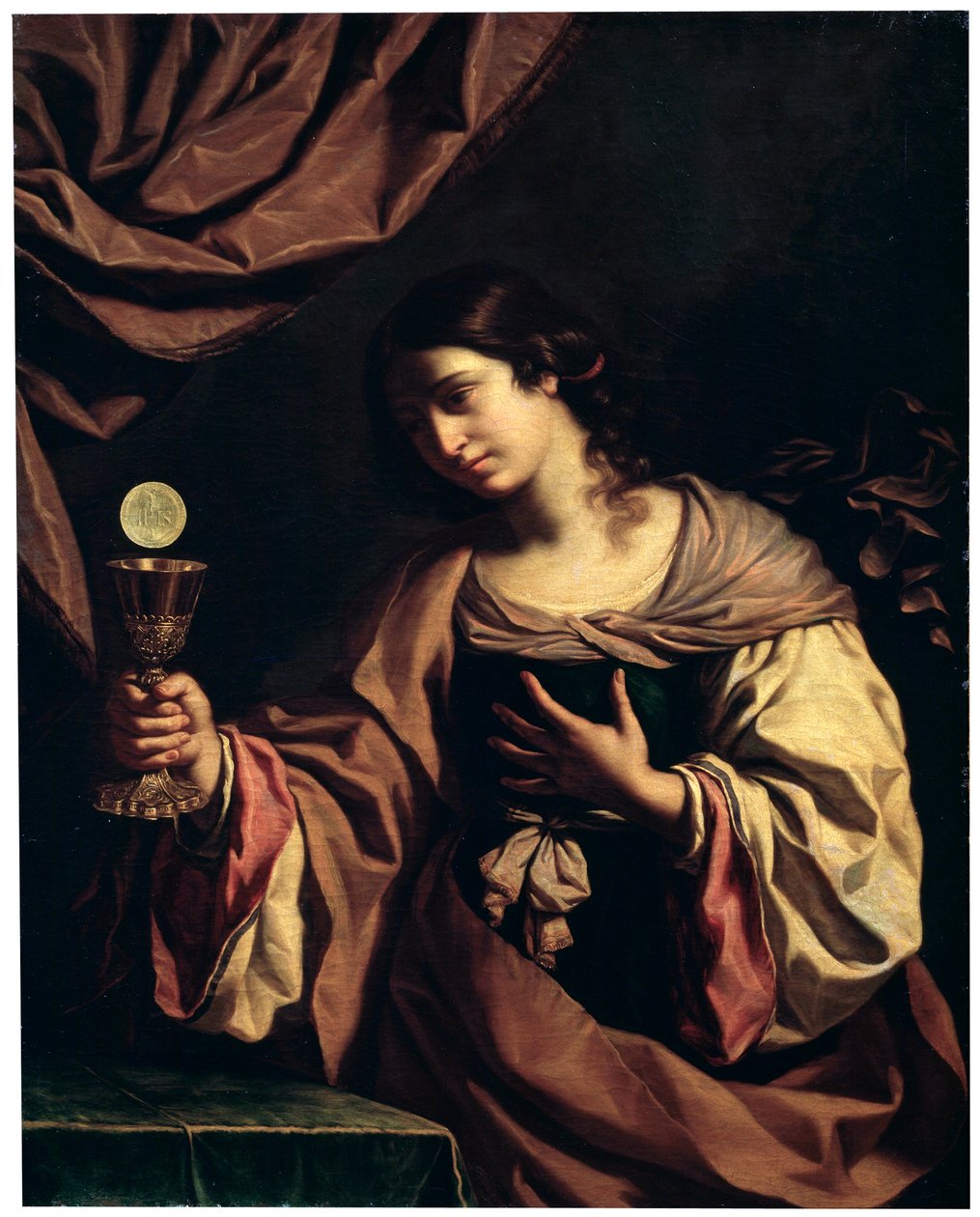 Alegoria Wiary, początek lat 30. XVII wieku. autorstwa Guercino