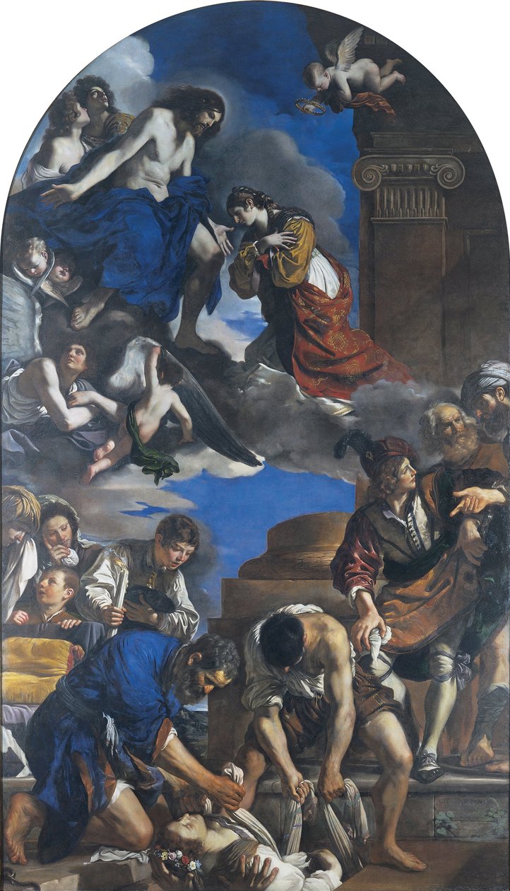 Pochówek świętej Petroneli autorstwa Guercino