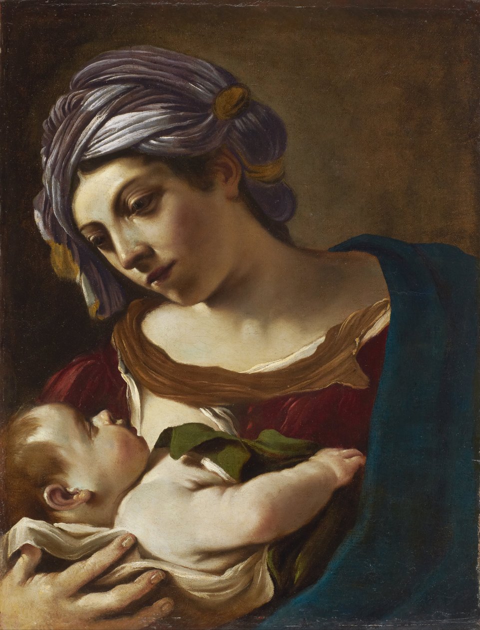 Madonna z Dzieciątkiem autorstwa Guercino