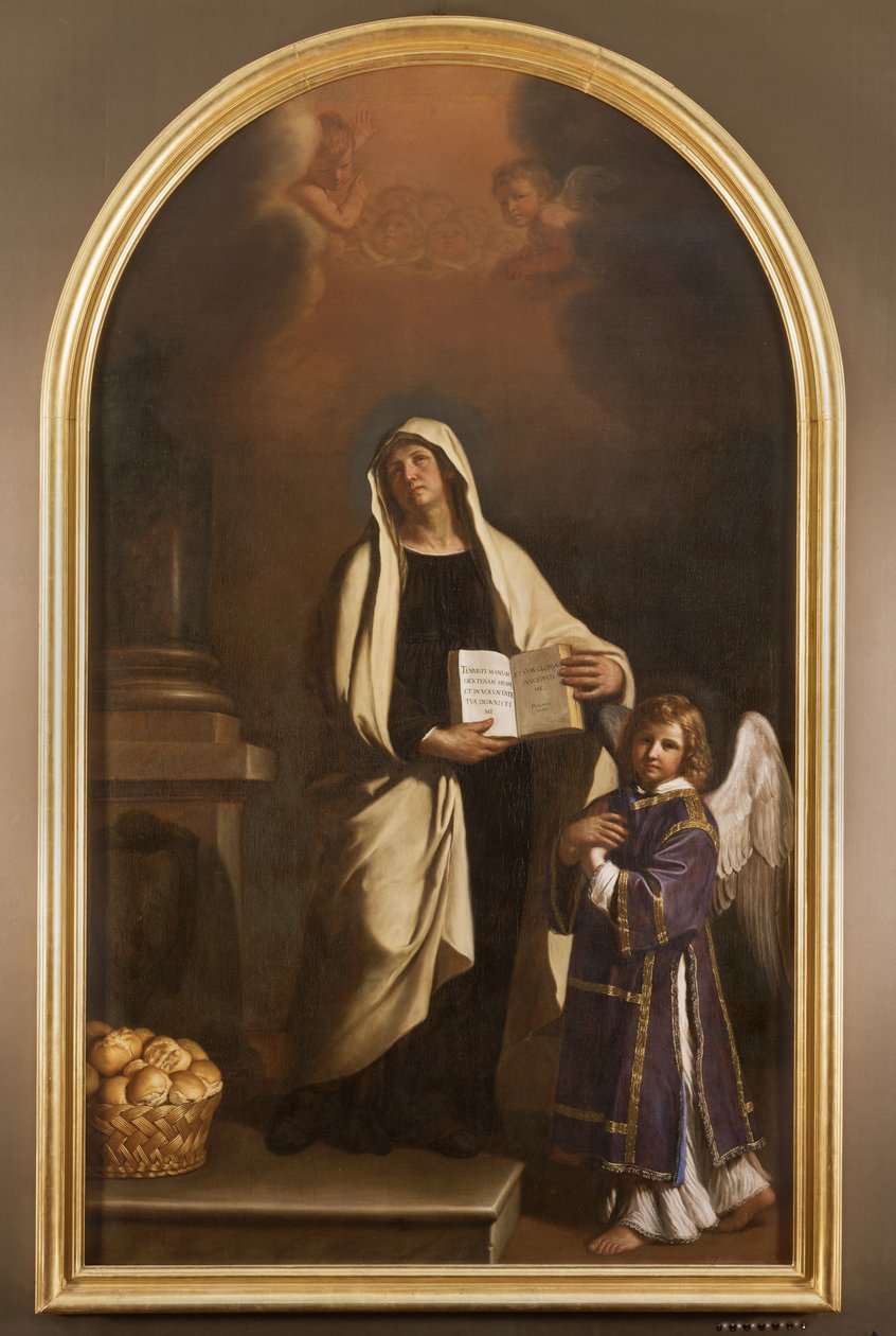 Św. Franciszka Romana, 1656 autorstwa Guercino