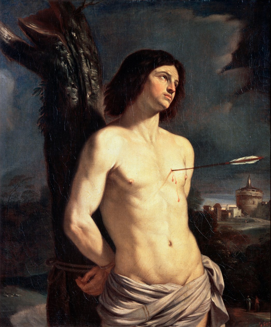 Św. Sebastian, 1642. autorstwa Guercino