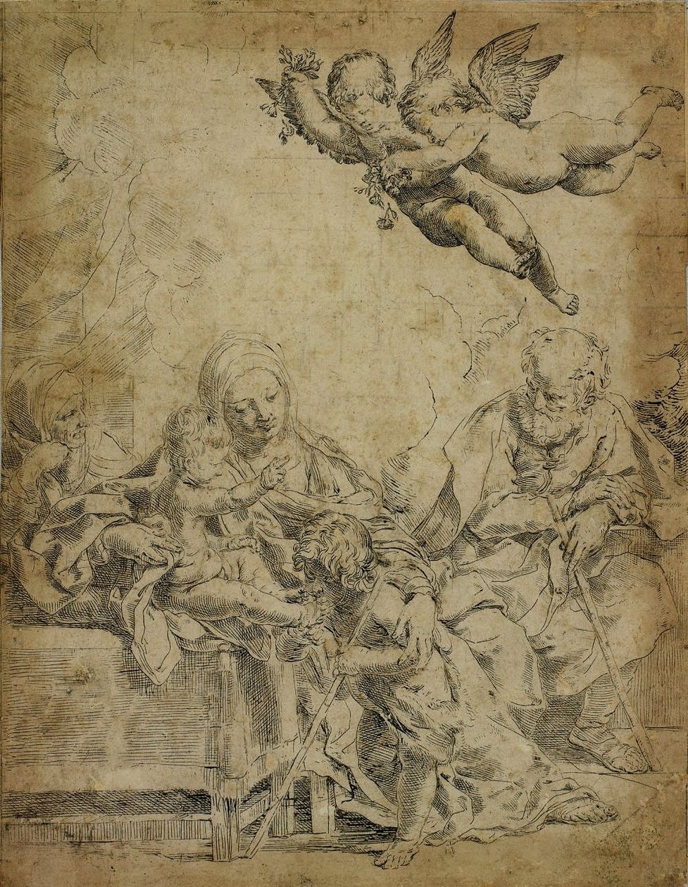 święta Rodzina autorstwa Guido Reni