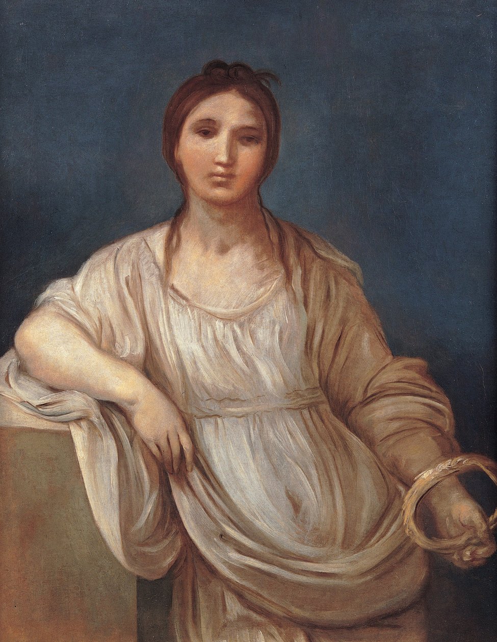 Portret dziewczyny z koroną autorstwa Guido Reni