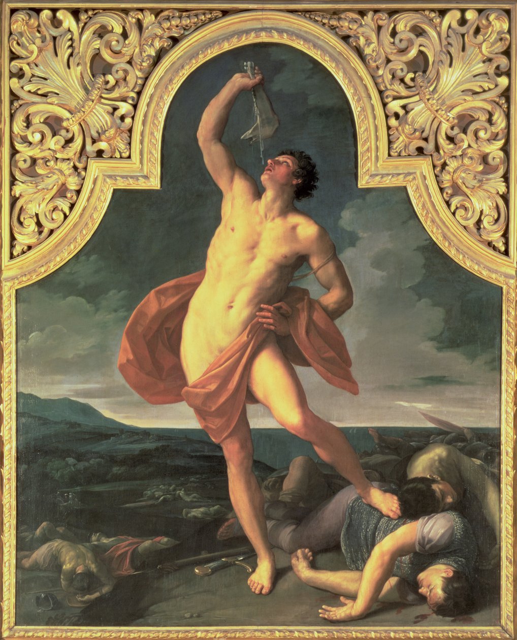 Samson Zwycięzca (zob. też 199189) autorstwa Guido Reni