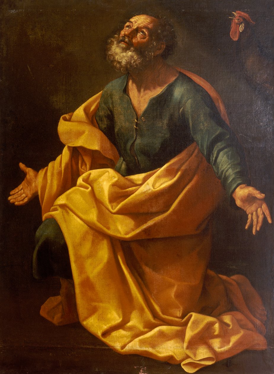 Modlitwa św. Piotra autorstwa Guido Reni
