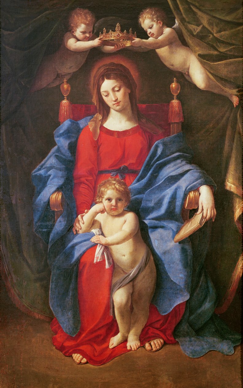 Madonna katedry lub Madonna della Seggiola, 1624 autorstwa Guido Reni