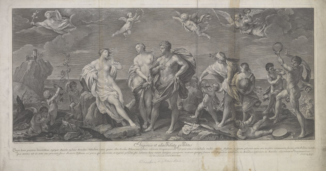 Bachus i Ariadna autorstwa Guido (after) Reni