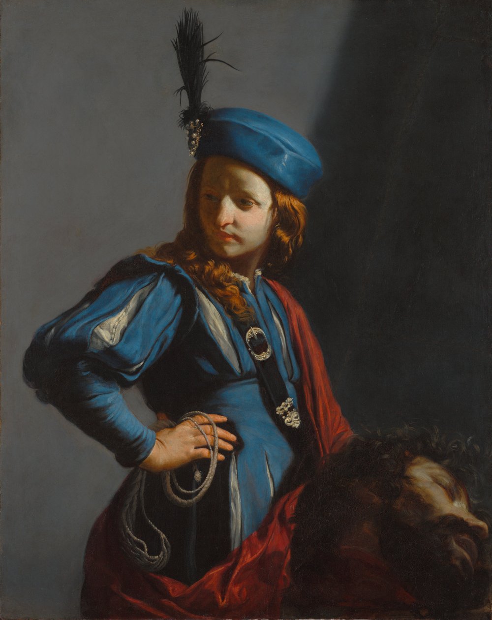 Dawid z głową Goliata autorstwa Guido Cagnacci