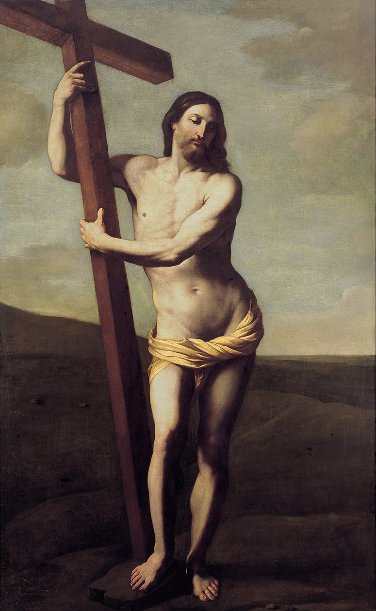 Chrystus ogarniający krzyż autorstwa Guido Reni