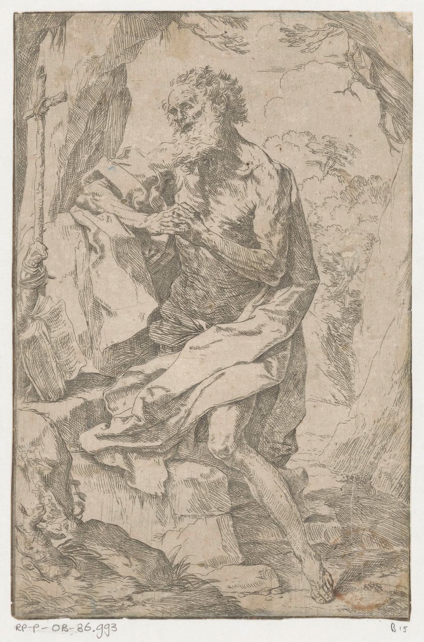 Święty Hieronim na pustkowiu autorstwa Guido Reni