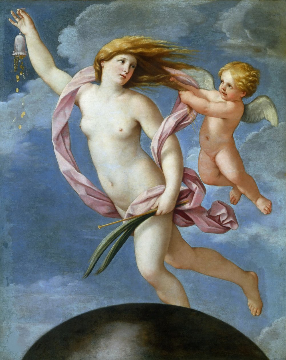 Fortuna z torebką, 1637. autorstwa Guido Reni
