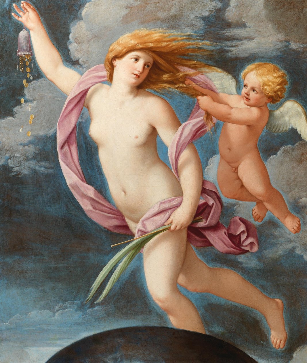 Fortuna z torebką, ok. 1636 r. autorstwa Guido Reni