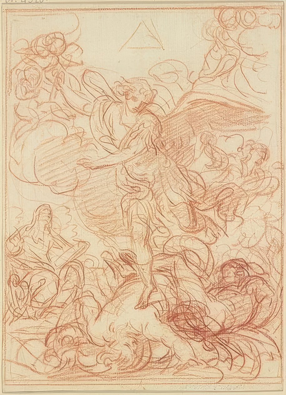 Święty Michał pokonuje diabła autorstwa Guido Reni
