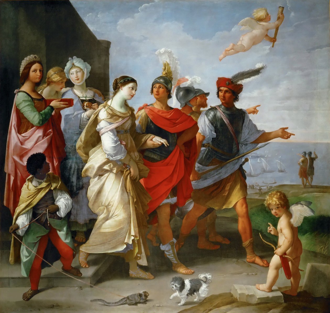 Gwałt Heleny, ok. 1626-1629. autorstwa Guido Reni