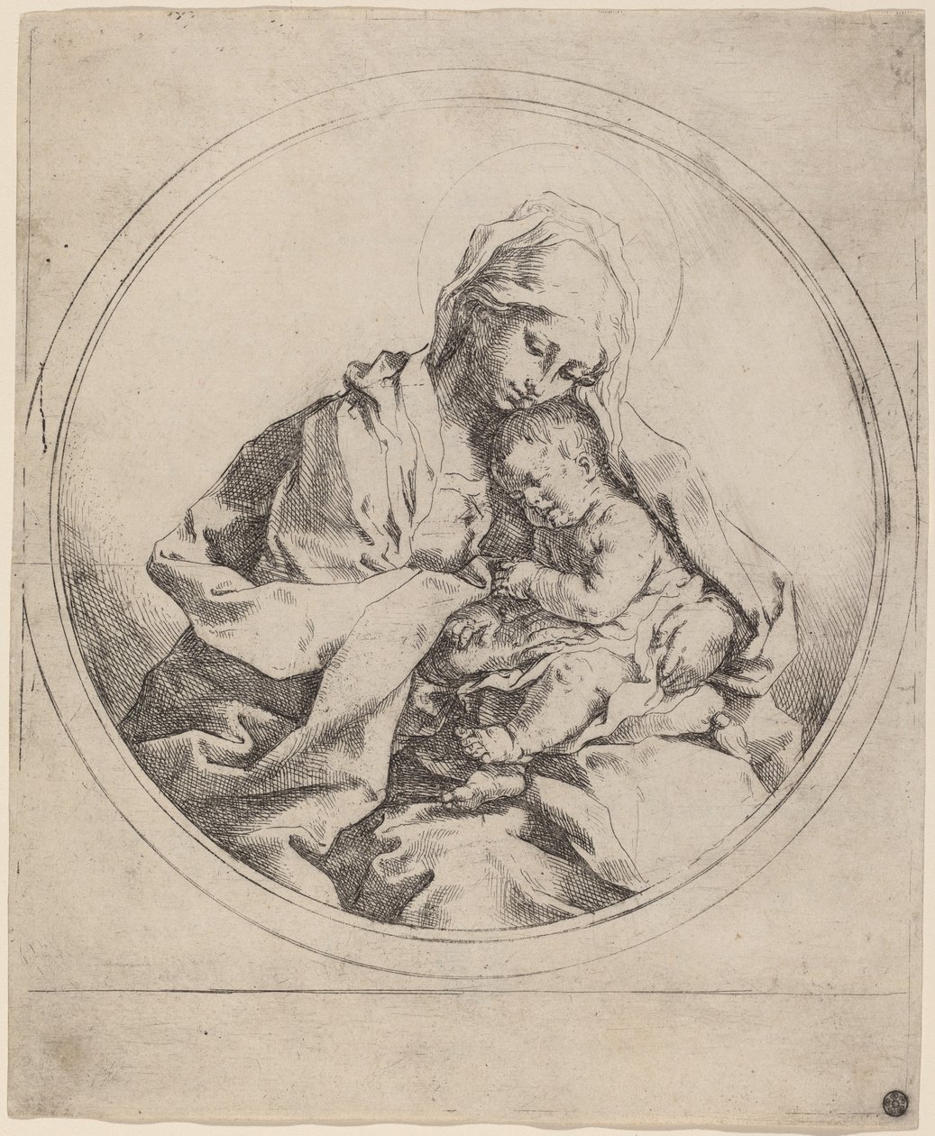 Dziewica i Dziecko autorstwa Guido Reni