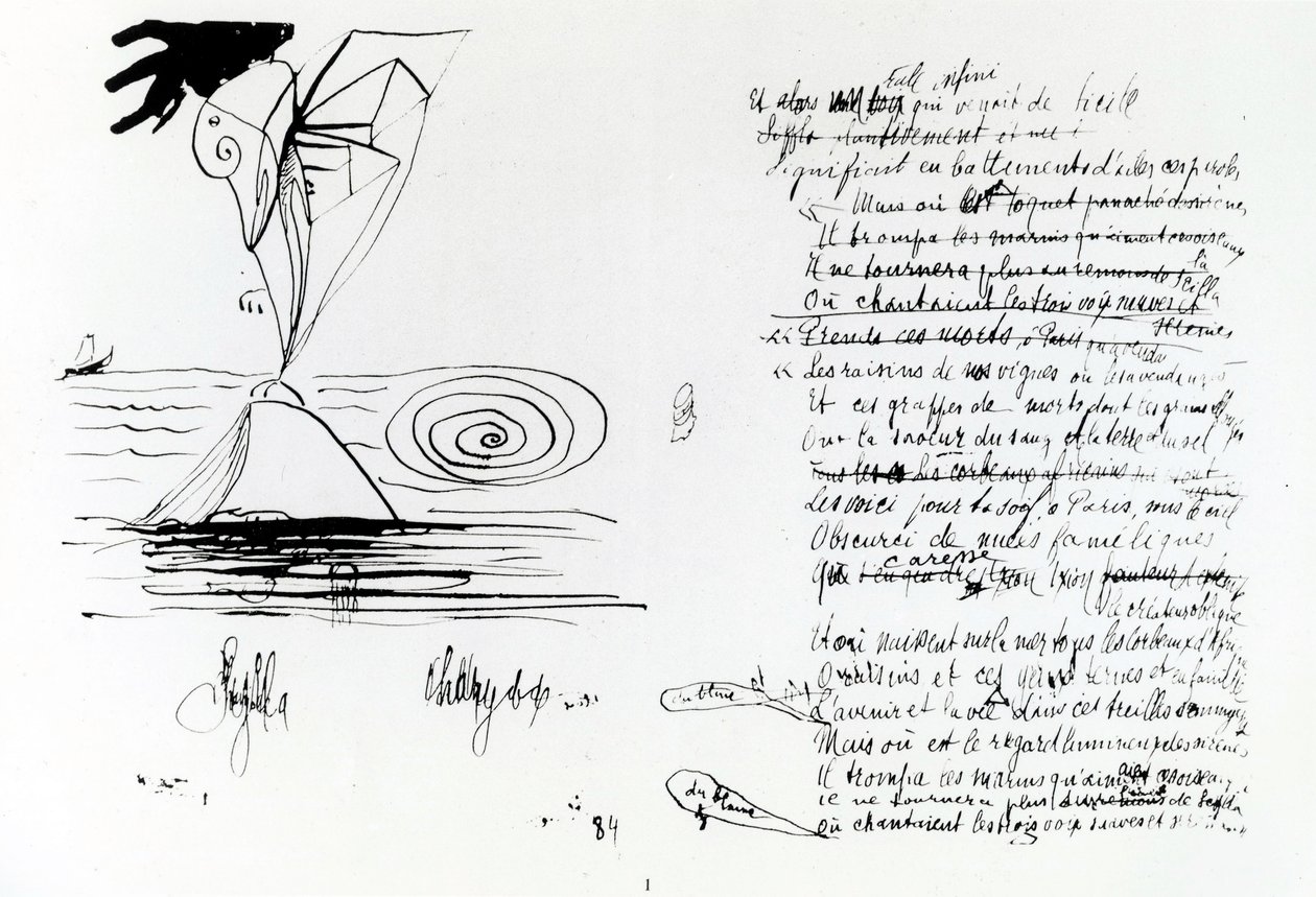 Vendémiaire, z „Alcools”, 1913 autorstwa Guillaume Apollinaire