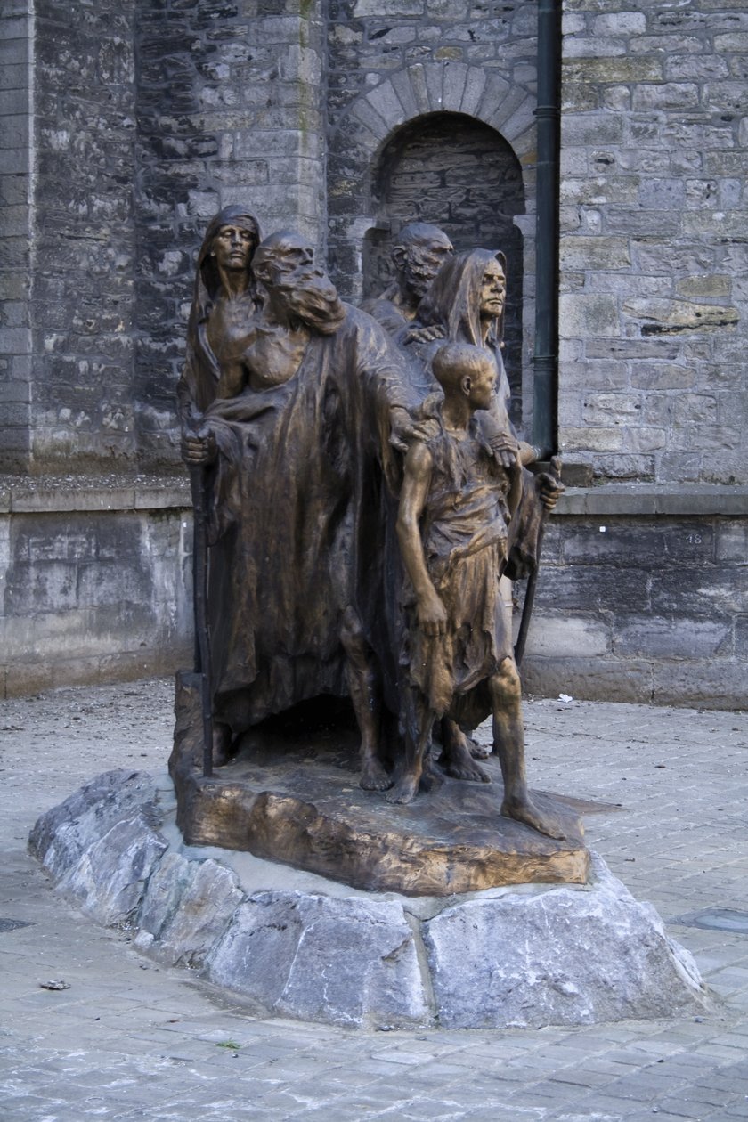 Ślepy, 1908 (brąz) autorstwa Guillaume Charlier