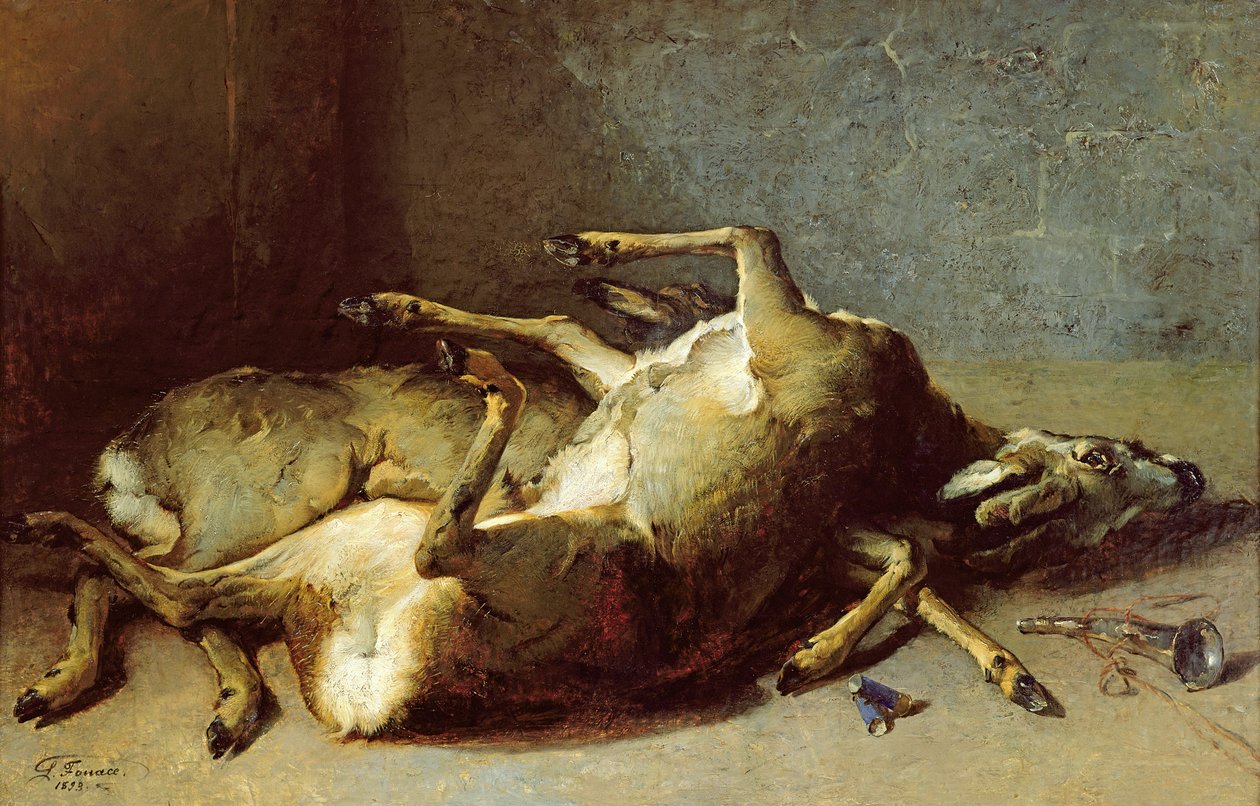 Sarna, 1893 autorstwa Guillaume Romain Fouace