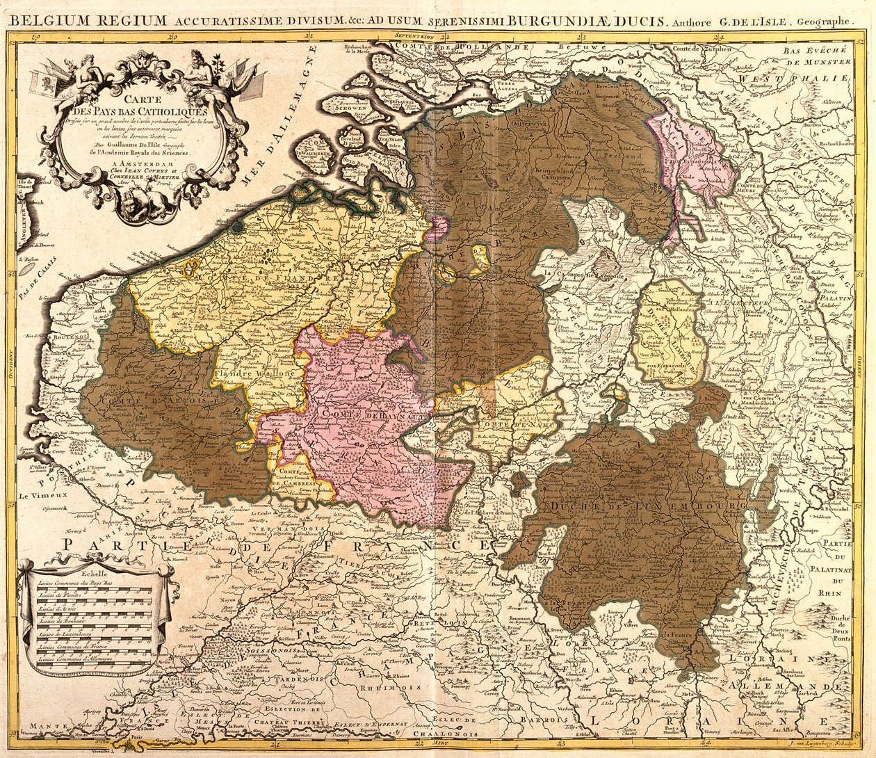Belgia, Luksemburg autorstwa Guillaume Delisle