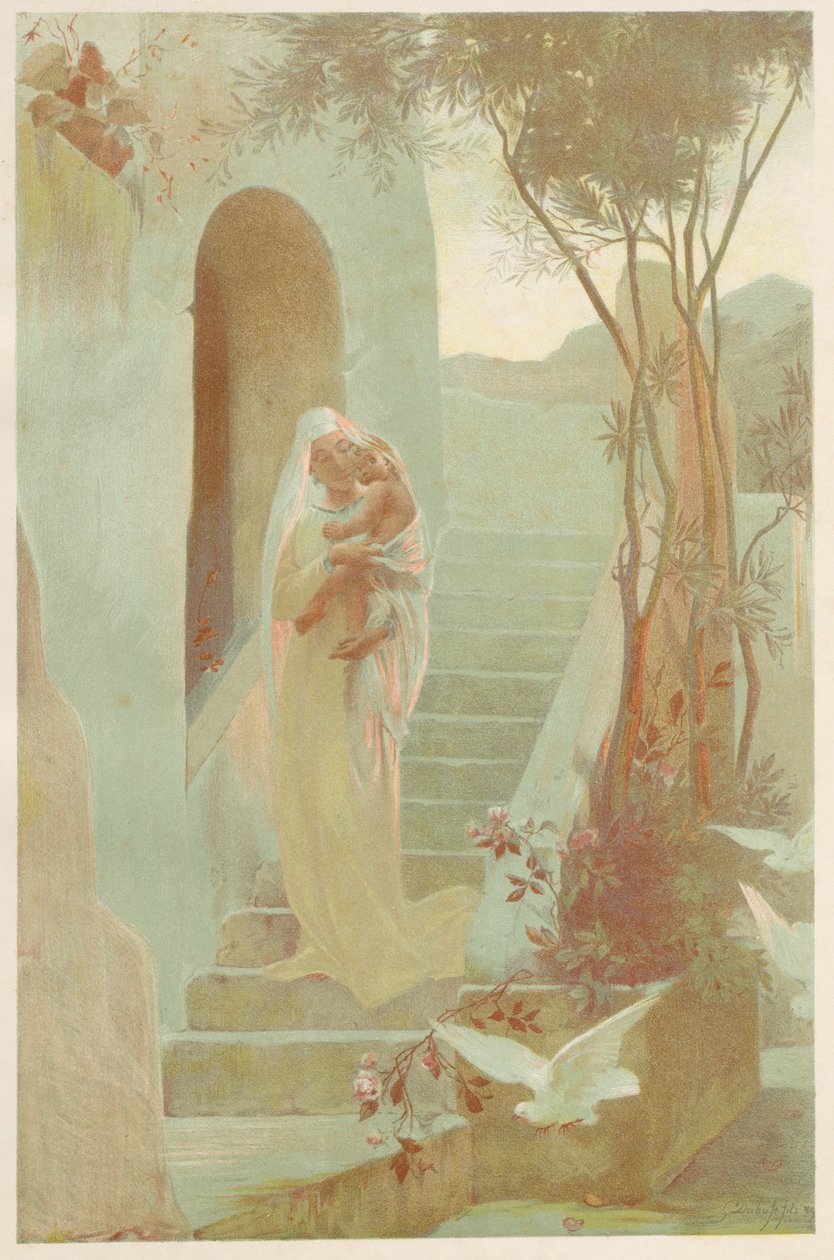 LEnfant, 1899. autorstwa Guillaume Dubufe