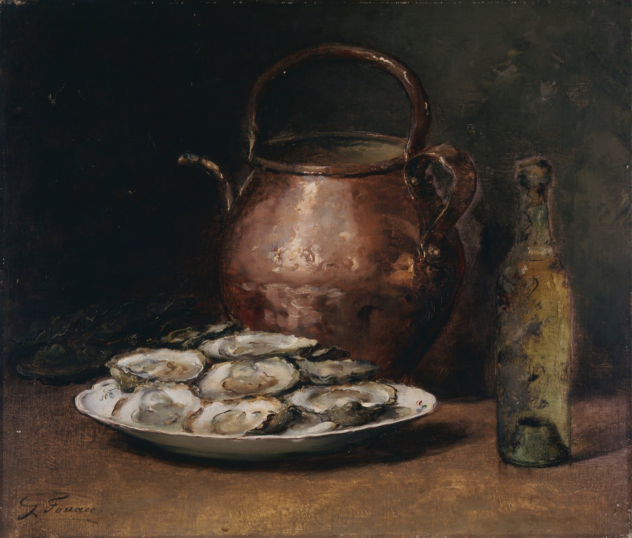 Ostrygi i Chablis autorstwa Guillaume Fouace