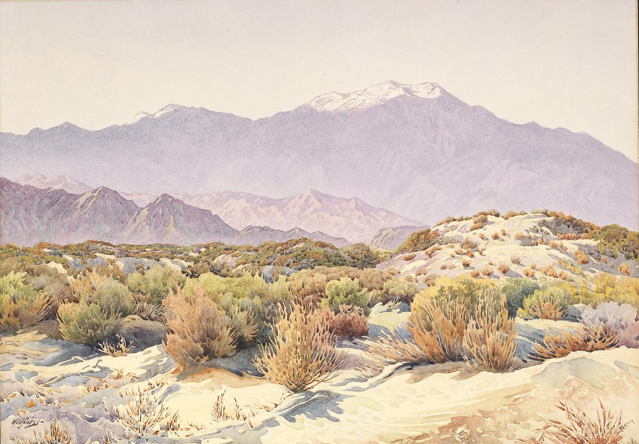San Jacinto (w/c na papierze) autorstwa Gunnar Widforss