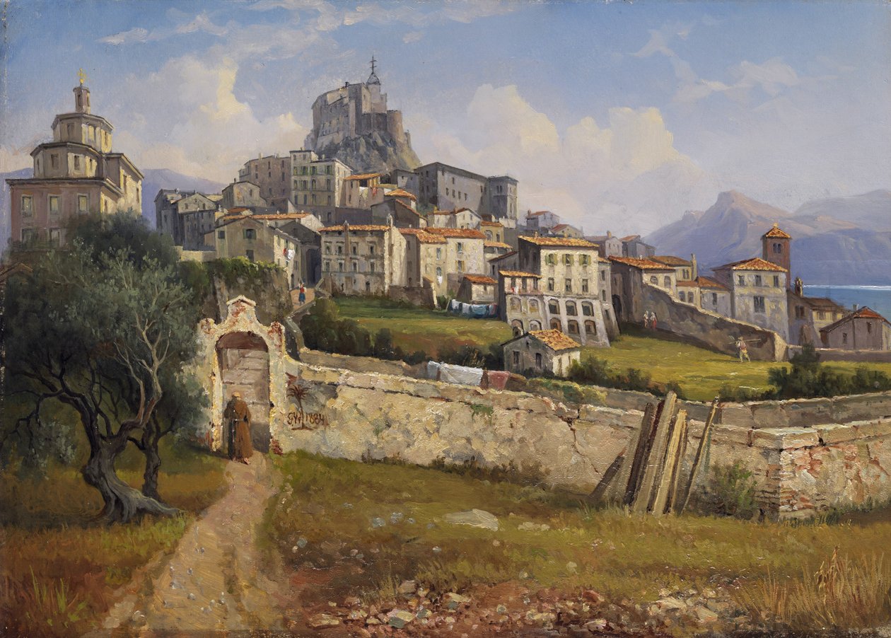 Widok Subiaco autorstwa Gustaf Wilhelm Palm