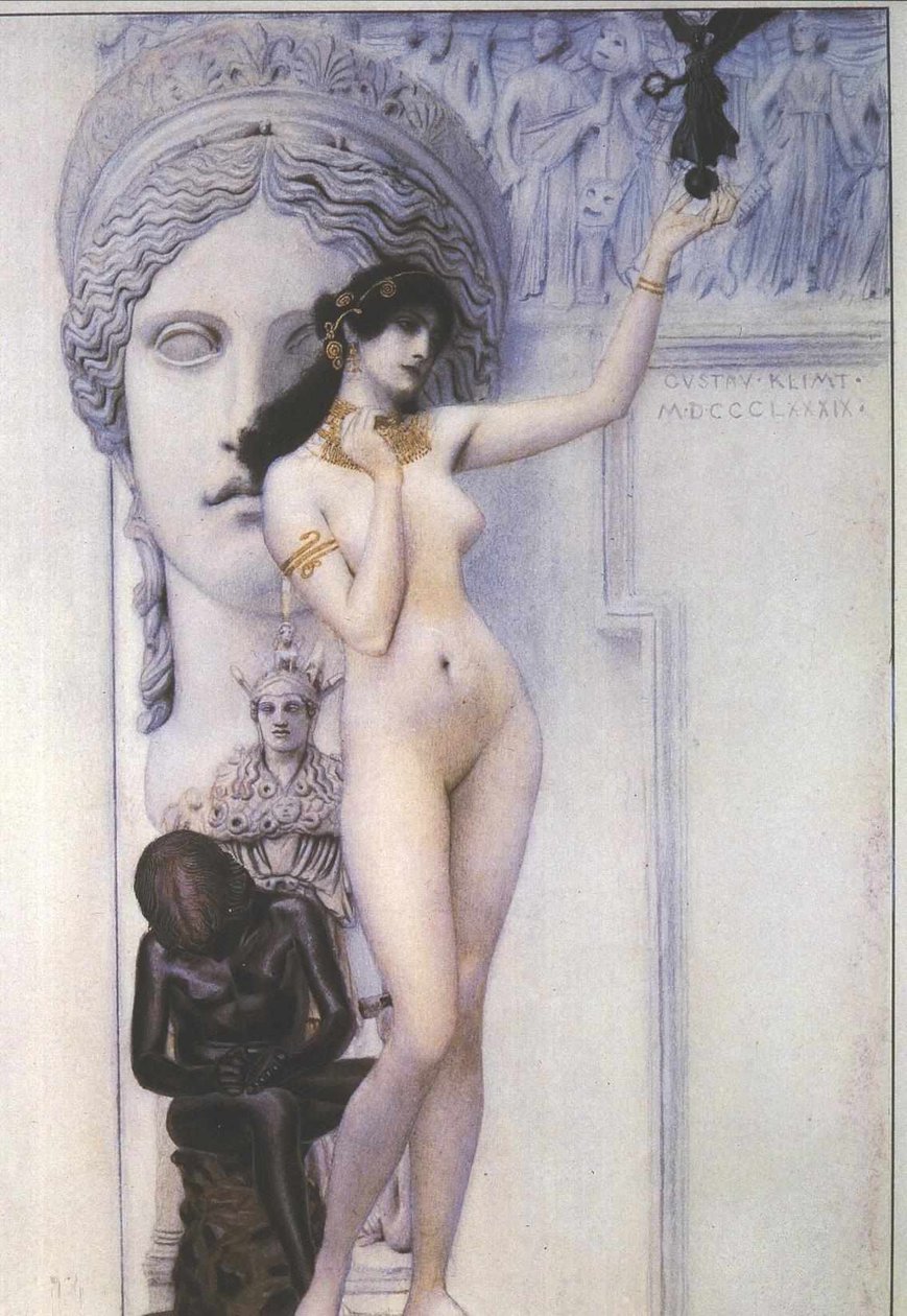 Alegoria Rzeźby autorstwa Gustav Klimt