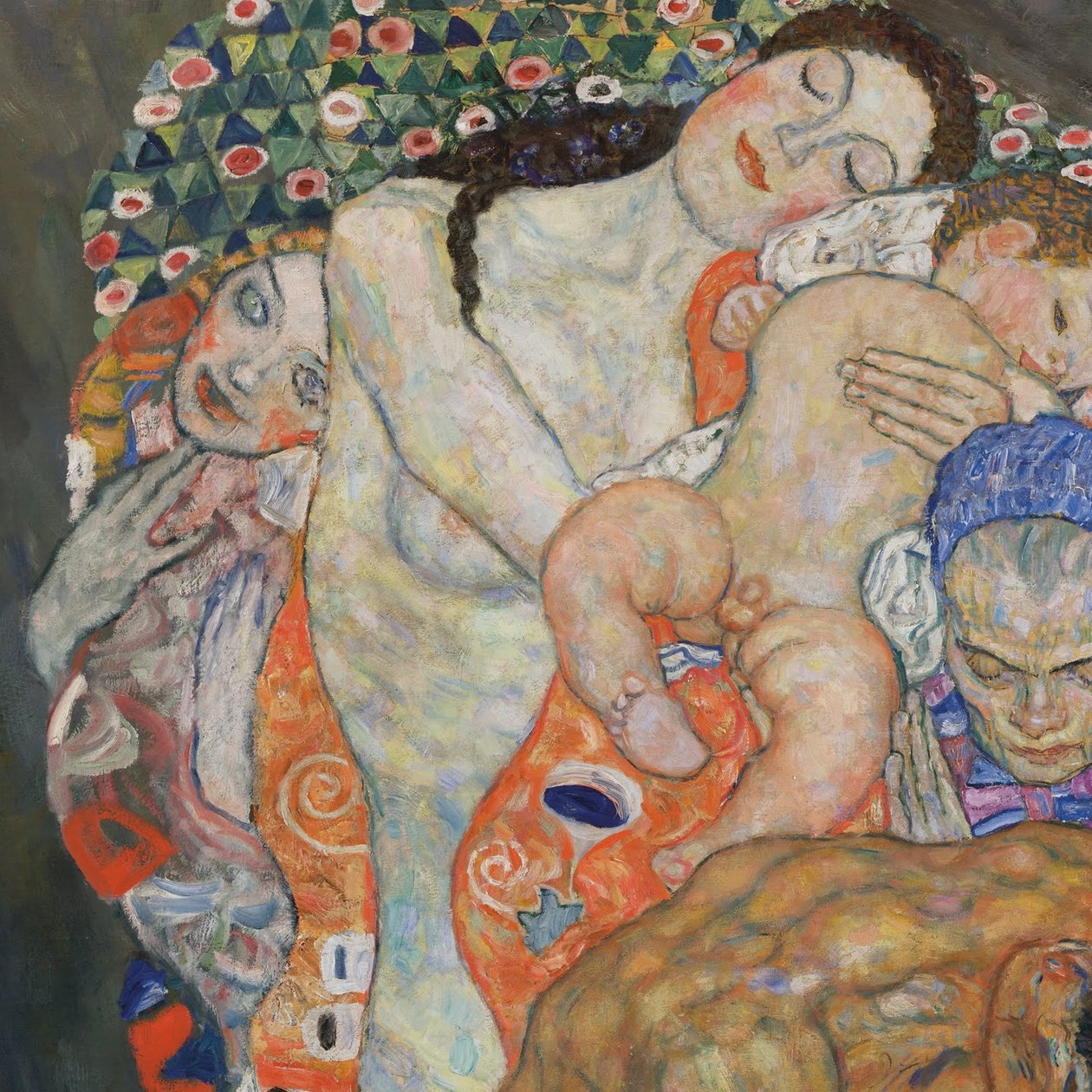 Śmierć i życie autorstwa Gustav Klimt