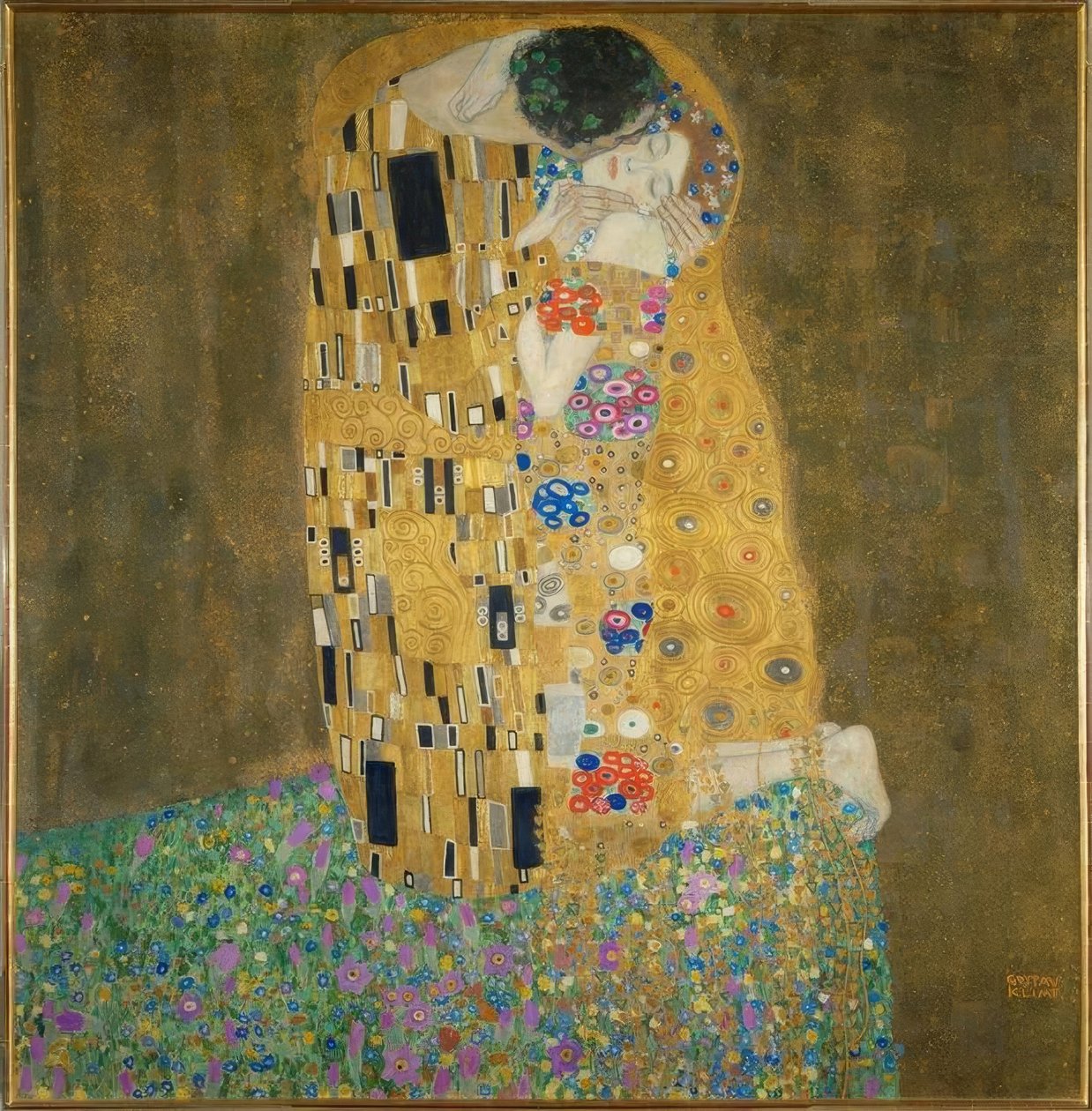Pocałunek autorstwa Gustav Klimt