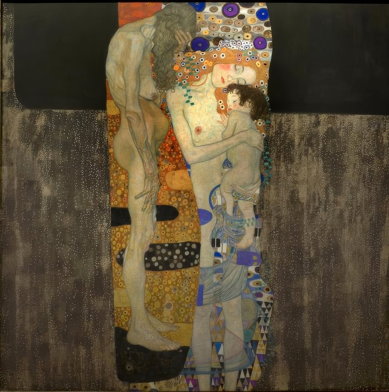 Trzy wieki kobiety autorstwa Gustav Klimt