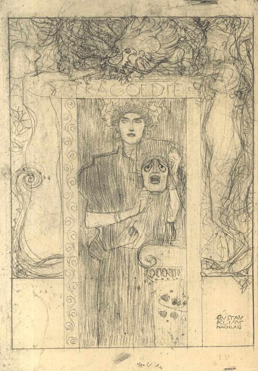 Projekt tragedii autorstwa Gustav Klimt
