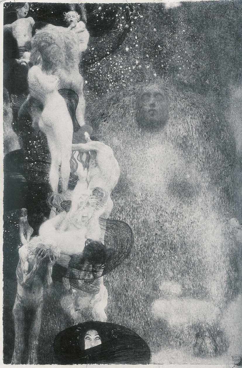 Filozofia obrazu wydziału autorstwa Gustav Klimt