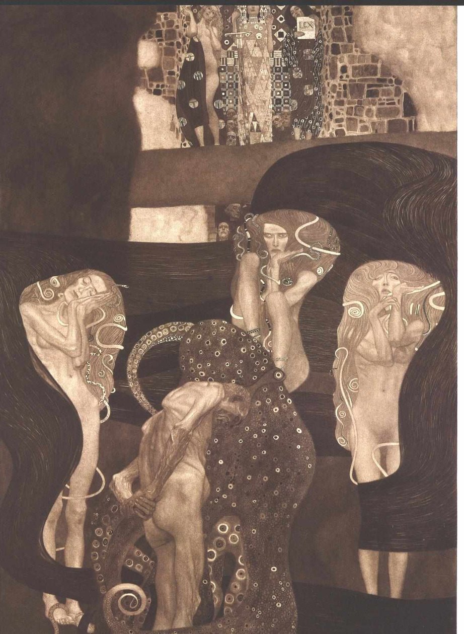 Orzecznictwo - 1945 zniszczony autorstwa Gustav Klimt