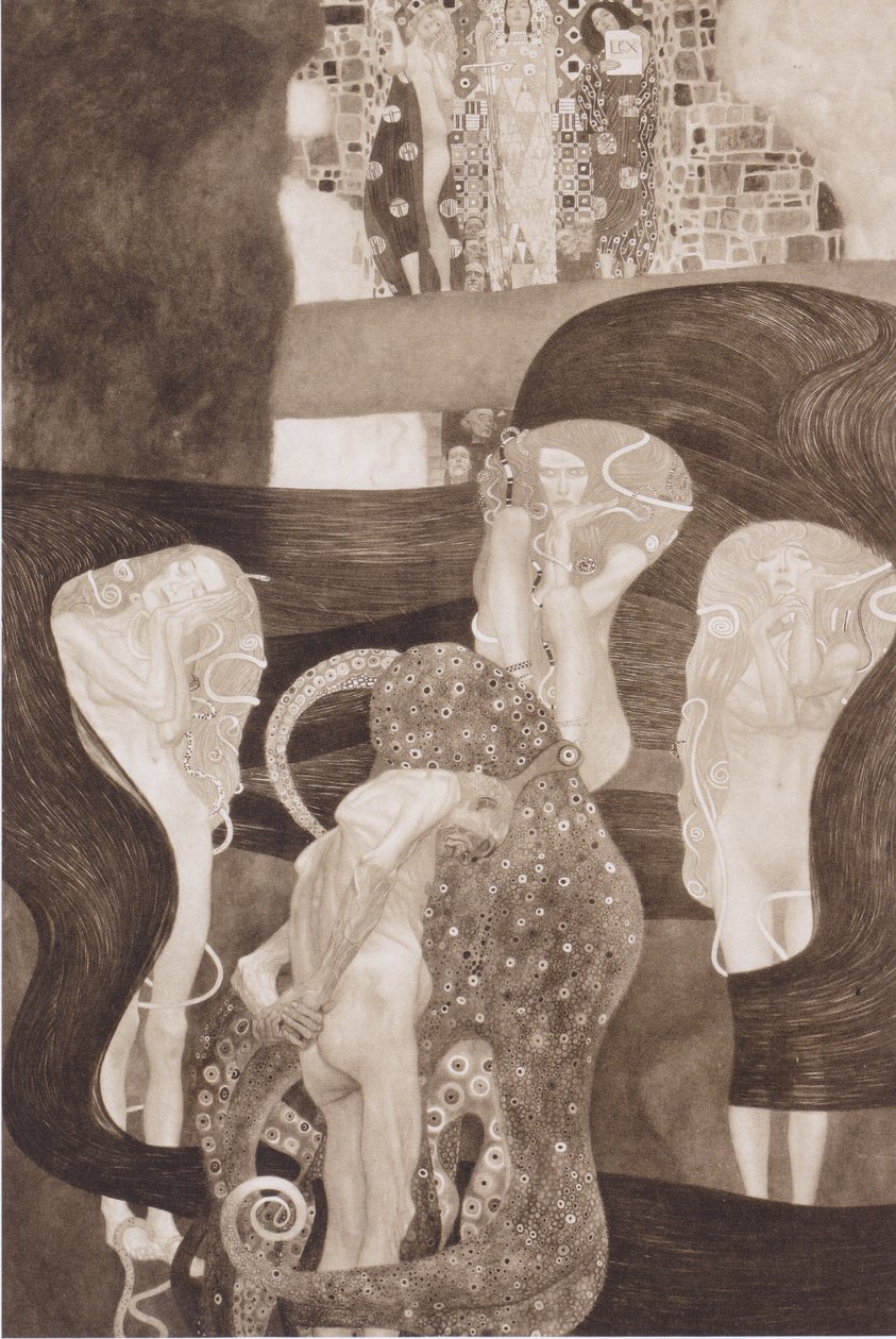 Orzecznictwo 1903-1907 autorstwa Gustav Klimt