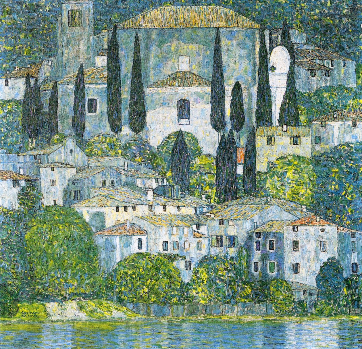 Kirche w Cassone autorstwa Gustav Klimt