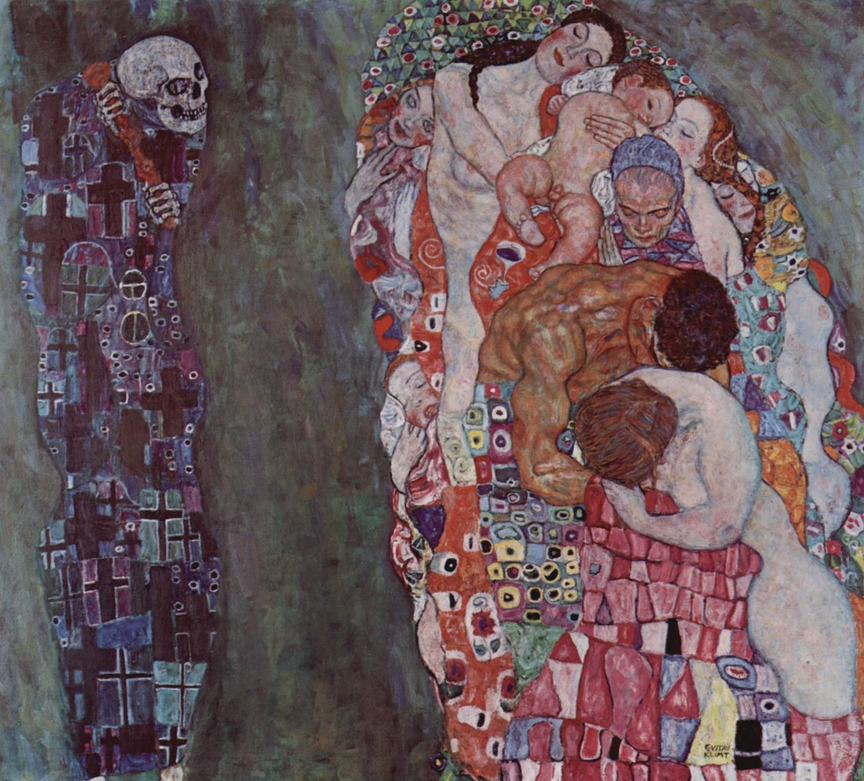 życie i śmierć autorstwa Gustav Klimt
