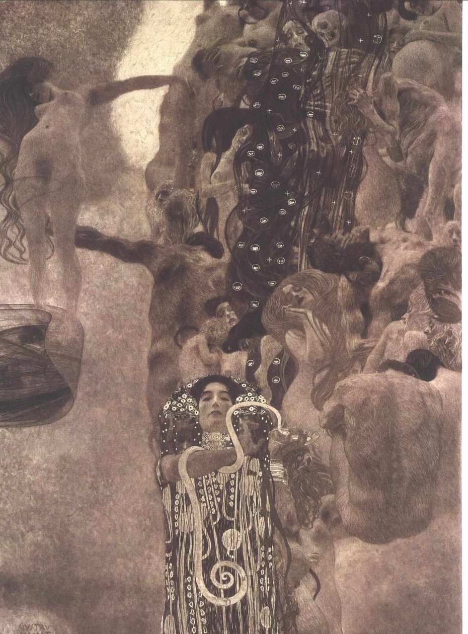 Medycyna autorstwa Gustav Klimt