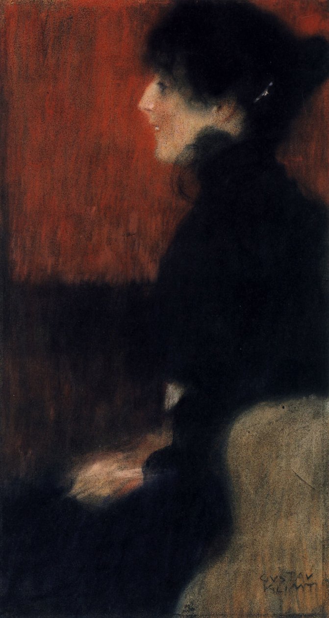 Portret damy autorstwa Gustav Klimt