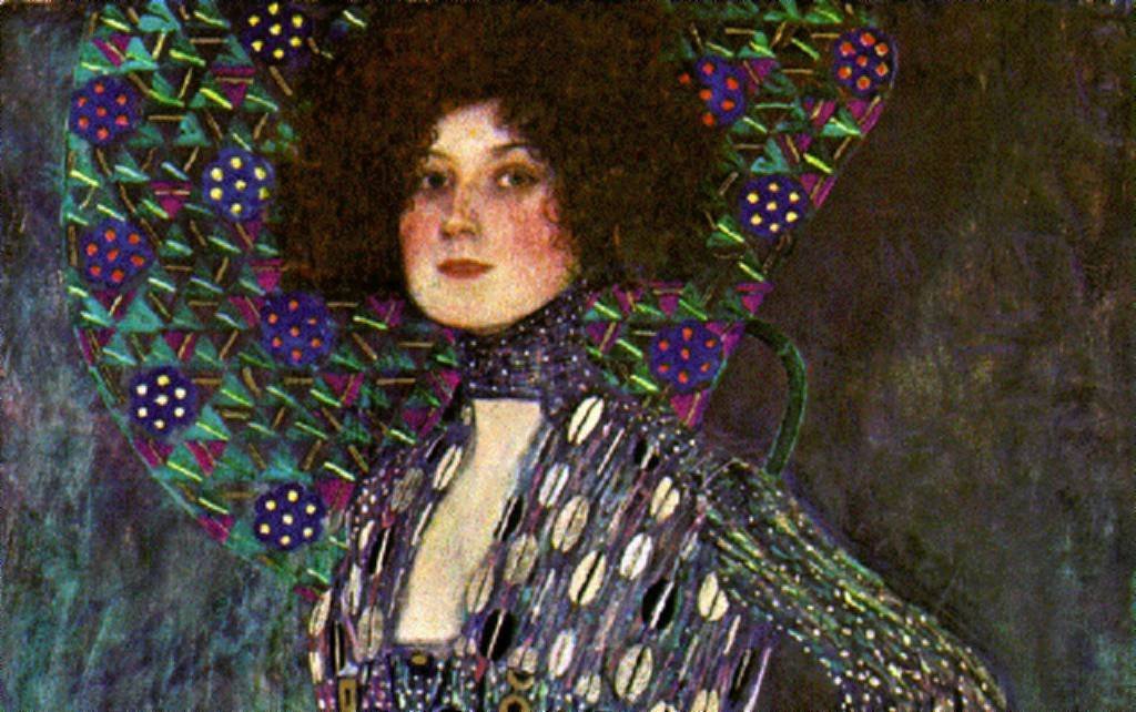 Portret Emilie Louise Flöge autorstwa Gustav Klimt